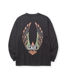 画像3: CALEE(キャリー) / VINTAGE TYPE WING LOGO L/S TEE ＜NATURALLY PAINT DESIGN＞ (3)