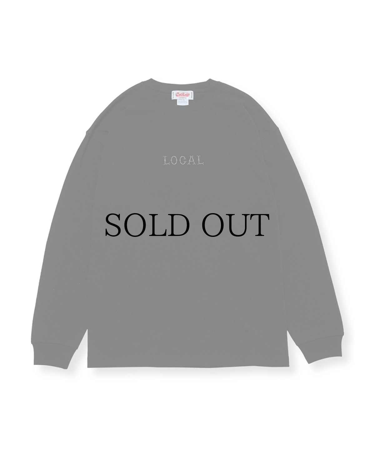 画像1: CUTRATE(カットレイト) / CLASSIC LOCAL LOGO EMBROIDERY L/S TEE (1)