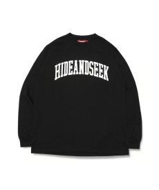 画像1: HIDEANDSEEK(ハイドアンドシーク) / College L/S Tee(24aw) BigSilhouette (1)