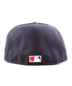 画像3: NEW ERA / Cleveland Indians - 59FIFTY 100 SEASONS NAVY/SCARLET (3)