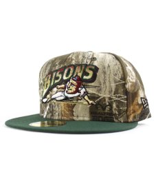 画像1: NEW ERA / BUFFALO BISONS - 59FIFTY REAL TREE/CILANTRO (1)