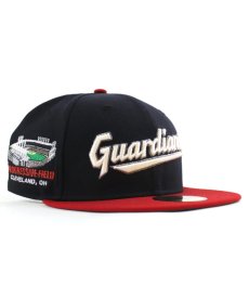 画像1: NEW ERA / Cleveland Guardians - 59FIFTY PROGRESSIVE FIELD NAVY/SCARLET (1)