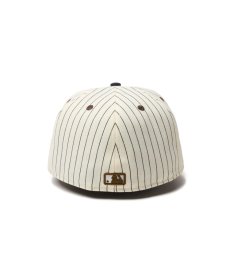 画像3: NEW ERA / 59FIFTY Pinstripe ロサンゼルス・ドジャース クローム ネイビーバイザー (3)