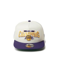 画像2: NEW ERA / 9FIFTY A-Frame NBA Champions ロサンゼルス・レイカーズ (2)