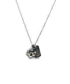 画像1: ArgentGleam / Double Charm Necklace  AGN-002 (1)