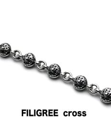 画像4: ArgentGleam / ArgentGleam  Ball Walletchain (FILIGREE CROSS) (4)