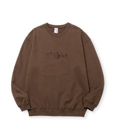 画像1: CALEE(キャリー) / EMBROIDERY CALEE LOGO CREW NECK SW (1)