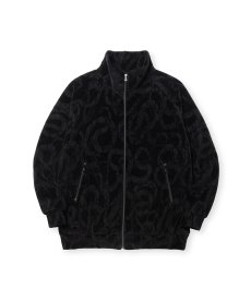 画像1: CALEE(キャリー) / JQ VELOUR TRACK TYPE JACKET ＜SNAKE PATTERN＞ (1)