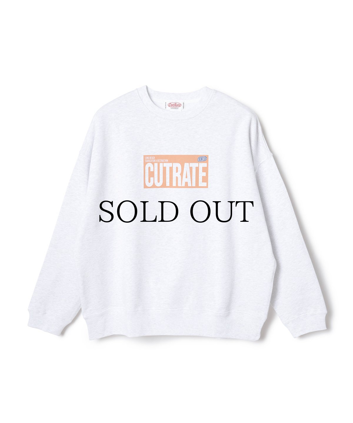 画像1: CUTRATE(カットレイト) / CUTRATE BOX LOGO CREW NECK SW (1)