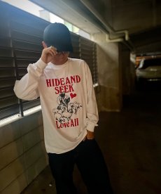 画像1: HIDEANDSEEK(ハイドアンドシーク) / Love All L/S Tee(Front) (1)