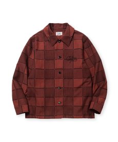 画像2: CALEE(キャリー) / BLOCK CHECK OVER SIZE SHIRT JACKET (2)