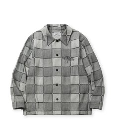 画像1: CALEE(キャリー) / BLOCK CHECK OVER SIZE SHIRT JACKET (1)