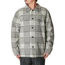 画像9: CALEE(キャリー) / BLOCK CHECK OVER SIZE SHIRT JACKET (9)