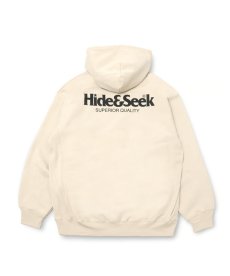 画像2: HIDEANDSEEK(ハイドアンドシーク) / Logo Hooded Sweat Shirt(24aw) (2)