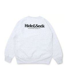 画像2: HIDEANDSEEK(ハイドアンドシーク) / Logo Sweat Shirt(24aw) (2)