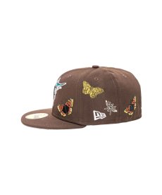 画像3:  NEW ERA × FELT Florida Marlins - 59FIFTY BUTTERFLY GARDEN BROWN (3)