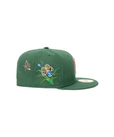 画像2:  NEW ERA × FELT Boston Red Sox - 59FIFTY BUTTERFLY GARDEN GREEN (2)