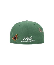 画像4:  NEW ERA × FELT Miami Marlines - 59FIFTY BUTTERFLY GARDEN GREEN (4)