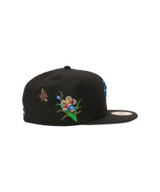 画像3:  NEW ERA × FELT Miami Marlines - 59FIFTY BUTTERFLY GARDEN BLACK (3)