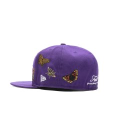 画像3:  NEW ERA × FELT Los Angeles Lakers - 59FIFTY BUTTERLY GARDEN PURPLE (3)