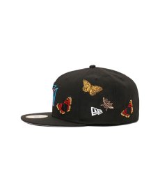 画像2:  NEW ERA × FELT Miami Marlines - 59FIFTY BUTTERFLY GARDEN BLACK (2)