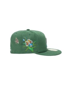 画像2:  NEW ERA × FELT Florida Marlines - 59FIFTY BUTTERFLY GARDEN GRN (2)