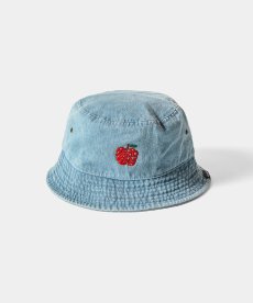 画像1: APPLEBUM(アップルバム) / “Apple Logo" Denim Bucket Hat (1)