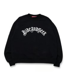 画像1: HIDEANDSEEK(ハイドアンドシーク) / Old English Sweat Shirt(24aw) (1)