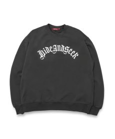 画像3: HIDEANDSEEK(ハイドアンドシーク) / Old English Sweat Shirt(24aw) (3)