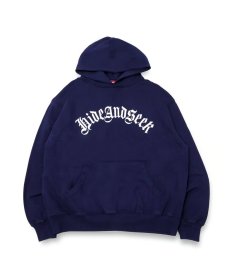 画像4: HIDEANDSEEK(ハイドアンドシーク) / Old English Hooded Sweat Shirt(24aw) (4)