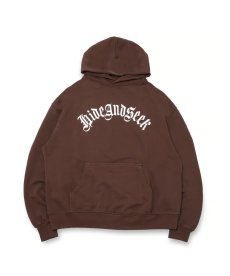 画像2: HIDEANDSEEK(ハイドアンドシーク) / Old English Hooded Sweat Shirt(24aw) (2)