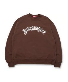 画像2: HIDEANDSEEK(ハイドアンドシーク) / Old English Sweat Shirt(24aw) (2)