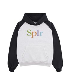 画像1: SPLR / Logo Embroidery Raglan Hoodie (1)