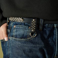 画像6: CALEE(キャリー) / STUDS LEATHER SNAP KEY RING (6)