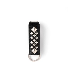 画像1: CALEE(キャリー) / STUDS LEATHER SNAP KEY RING (1)