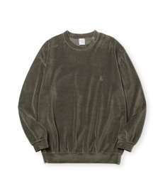 画像1: CALEE(キャリー) / VELOUR CREW NECK SH (1)