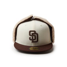 画像2: NEW ERA / 59FIFTY Dog Ear ドッグイヤー サンディエゴ・パドレス クローム ブラウンバイザー (2)