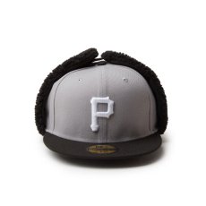 画像2: NEW ERA / 59FIFTY Dog Ear ドッグイヤー ピッツバーグ・パイレーツ グレー ブラックバイザー (2)