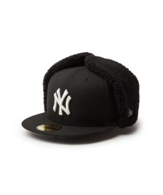 画像1: NEW ERA / 59FIFTY Dog Ear ドッグイヤー ニューヨーク・ヤンキース ブラック (1)