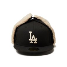 画像2: NEW ERA /59FIFTY Dog Ear ドッグイヤー ロサンゼルス・ドジャース ブラック (2)