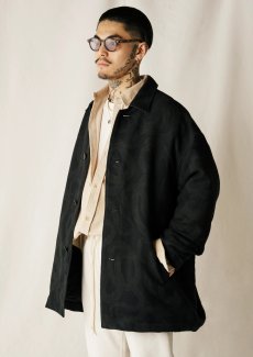 画像11: CALEE(キャリー) / VINTAGE NYLON OXFORD HALF COAT (11)