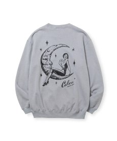 画像3: CALEE(キャリー) / SYNDICATE RETRO GIRL CREW NECK SW ＜NATURALLY PAINT DESIGN＞ (3)