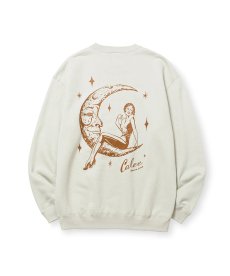 画像1: CALEE(キャリー) / SYNDICATE RETRO GIRL CREW NECK SW ＜NATURALLY PAINT DESIGN＞ (1)