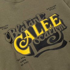 画像4: CALEE(キャリー) / CAL BL LOGO CREW NECK SW ＜NATURALLY PAINT DESIGN＞ (4)