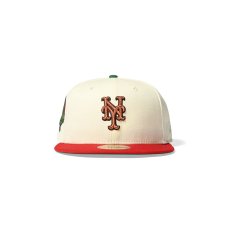 画像2: NEW ERA / New York Mets - 59FIFTY CO 50TH ANV CHROME/SCARLET (2)