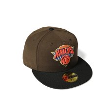 画像5: NEW ERA / New York Knicks - 59FIFTY CO BROWN/BLACK (5)