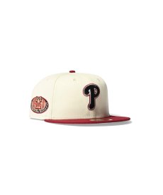 画像1: NEW ERA / Philadelphia Phillies - 59FIFTY CO 2004 IS CHROME/BURGUNDY (1)