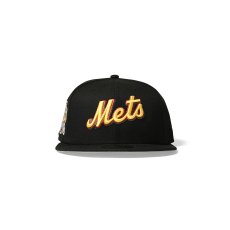 画像2: NEW ERA /  New York Mets - 59FIFTY CO 40TH ANV SCRIPT YELLOW LOGO/BLACK (2)