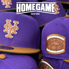 画像3: NEW ERA /59FIFTY New York Mets 1969 WORLD SERIES TRUE PURPLE/TOASTED PEANUT (3)