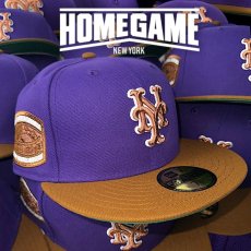 画像2: NEW ERA /59FIFTY New York Mets 1969 WORLD SERIES TRUE PURPLE/TOASTED PEANUT (2)